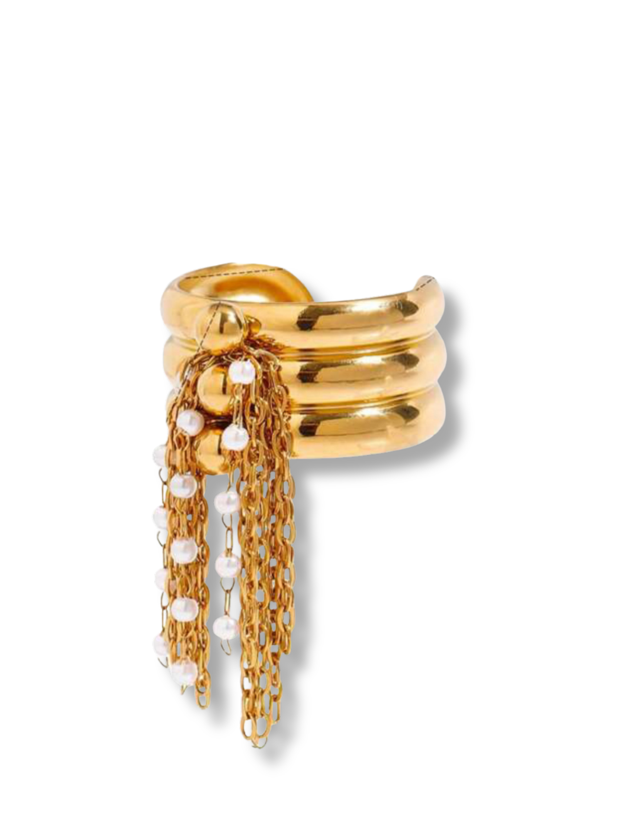 EMBER CHAIN GOLD RING