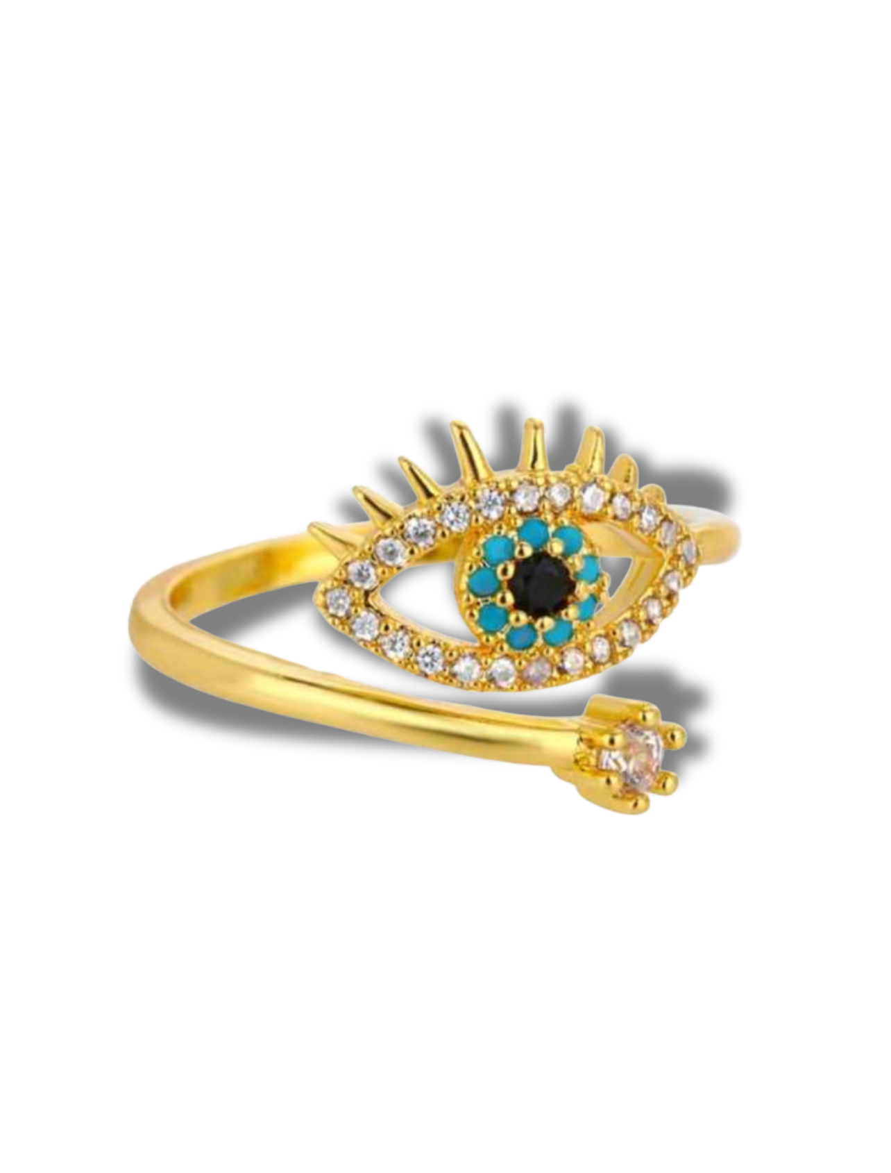 EVIL EYE RING - FREE SIZE