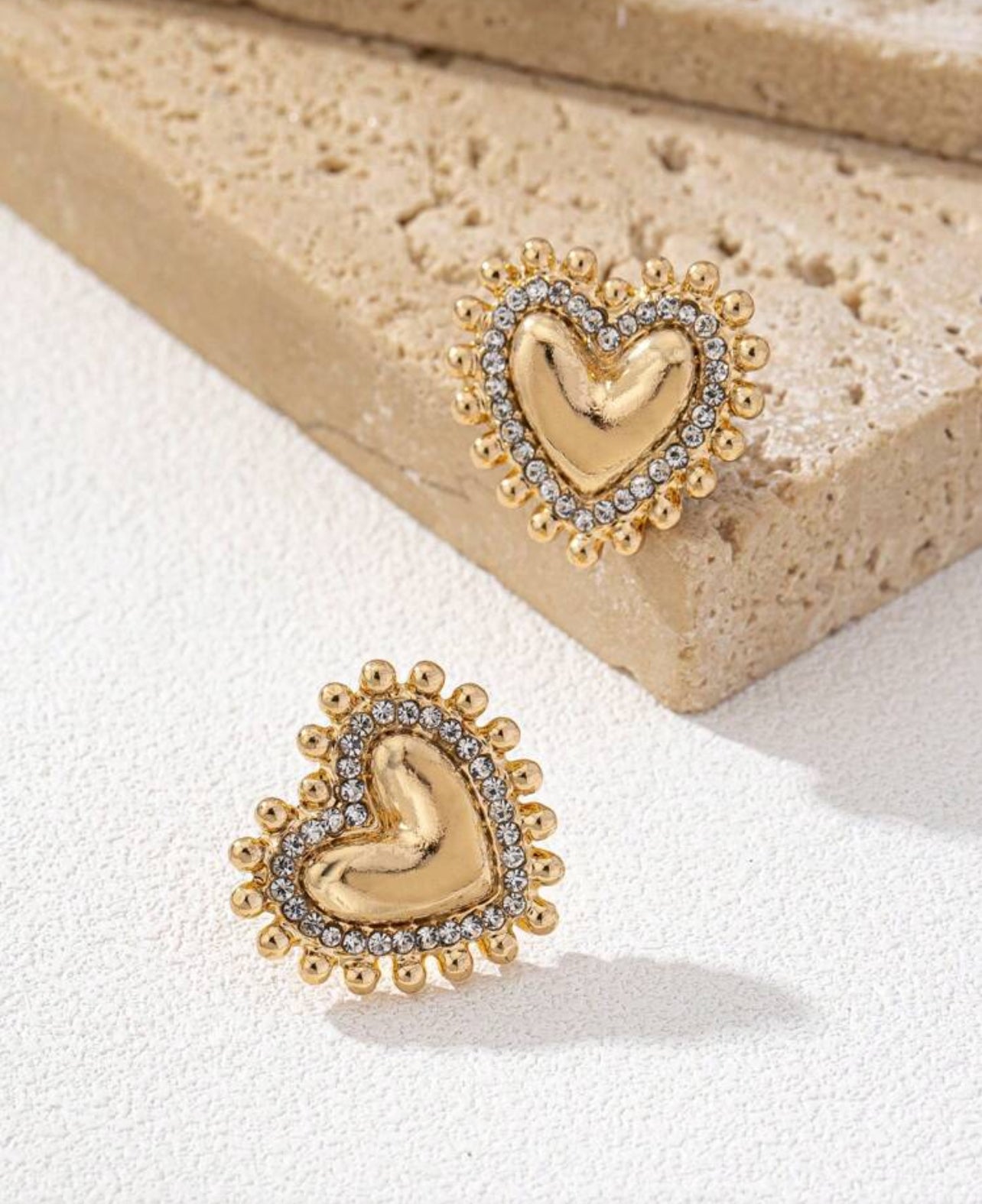 DANGLE STUDS - 18K GOLD PLATED