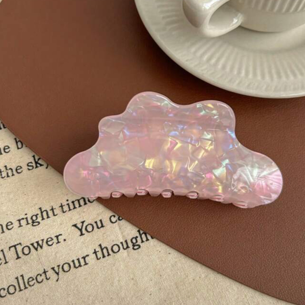 Glazed Hair Claw - Pink