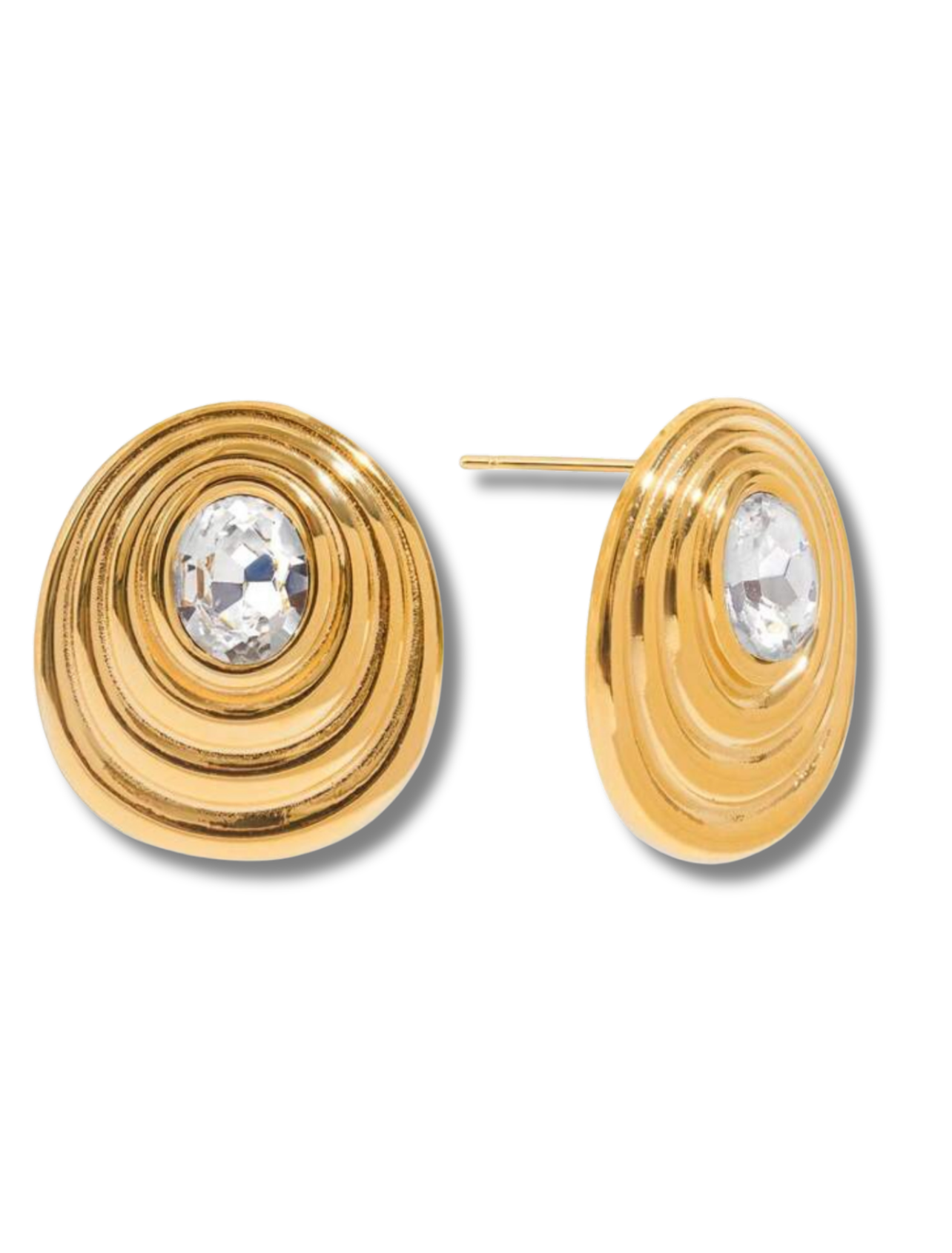TYRA GOLD STUDS - 18K GOLD PLATED