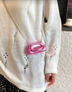 DAHLIA CLUTCH - PINK MINI