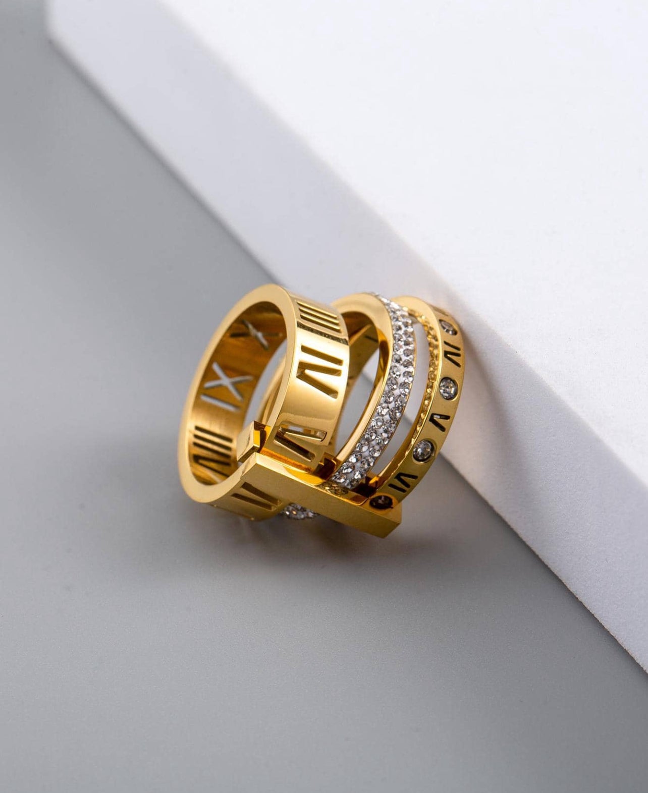 GOLD STACK RING
