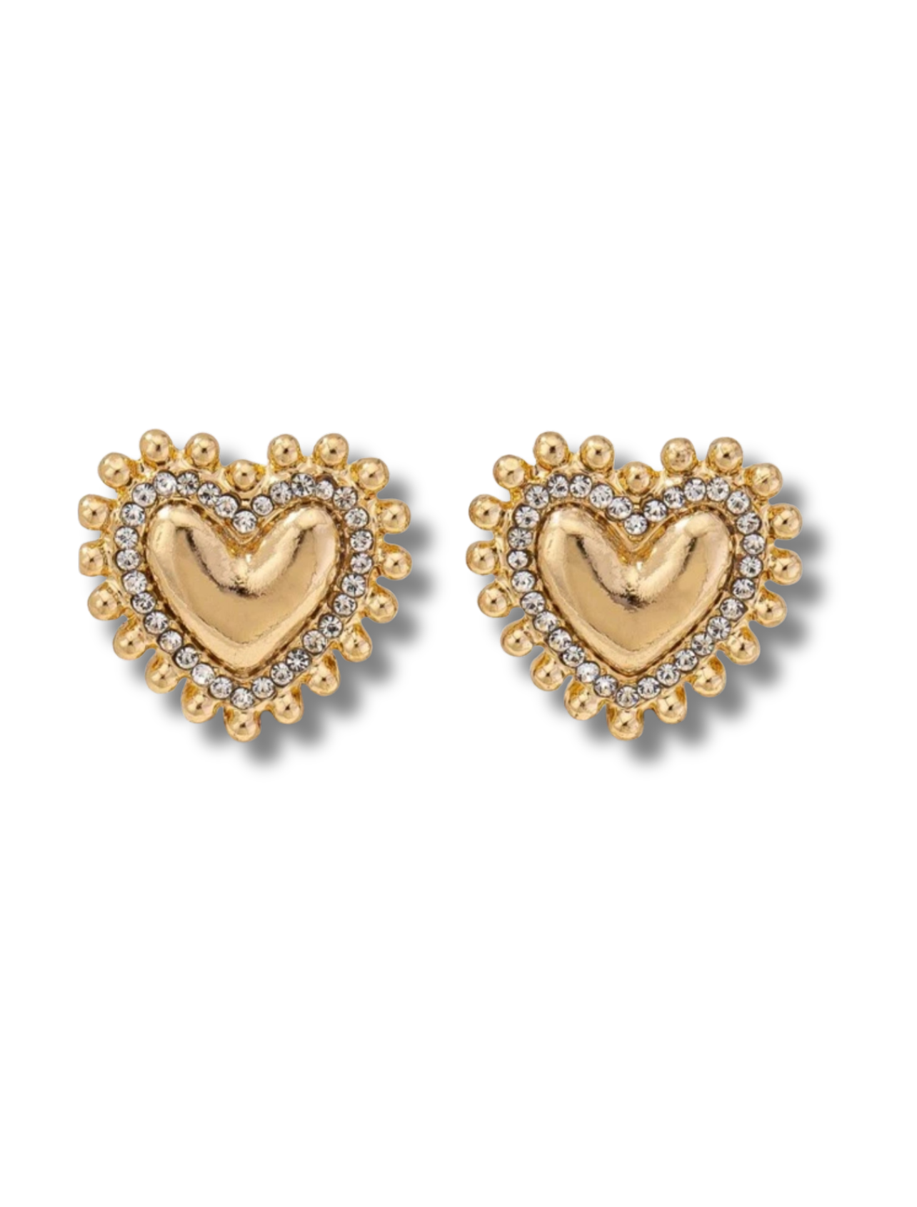 DANGLE STUDS - 18K GOLD PLATED