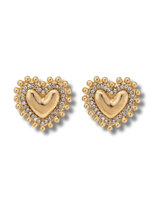 DANGLE STUDS - 18K GOLD PLATED