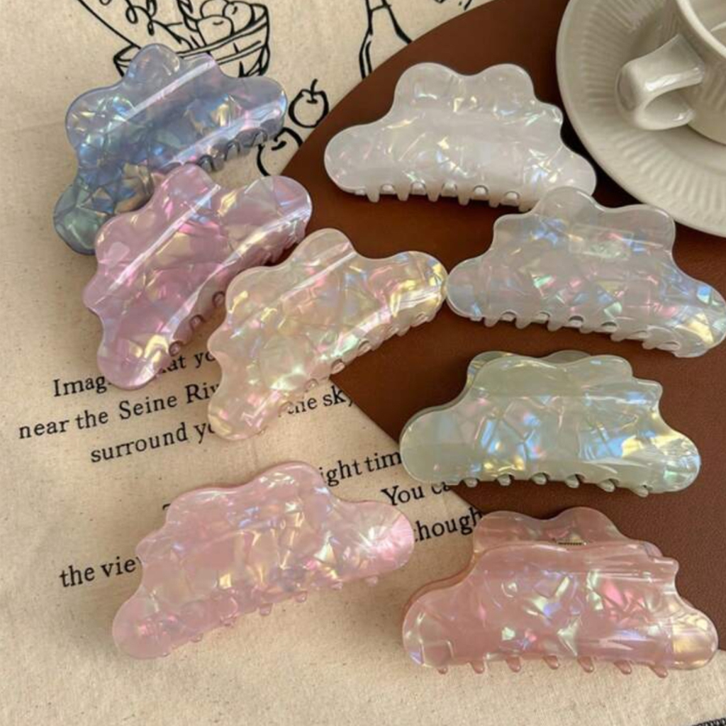 Glazed Hair Claw - Pink