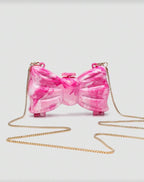 BOW CLUTCH - PINK